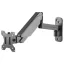 Manhattan 461610 asztali TV konzol 81,3 cm (32") Fali Fekete
