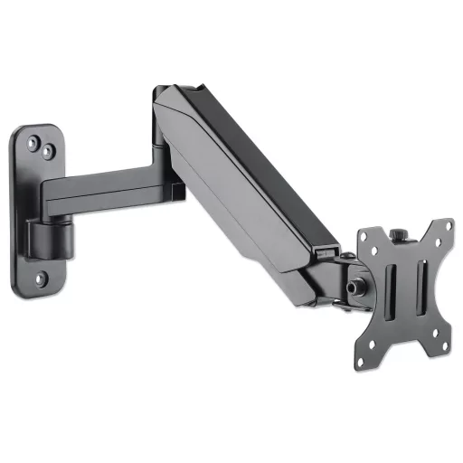 Manhattan 461610 asztali TV konzol 81,3 cm (32") Fali Fekete