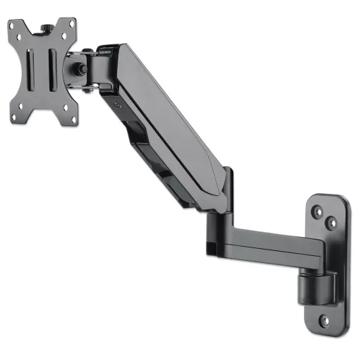 Manhattan 461610 asztali TV konzol 81,3 cm (32") Fali Fekete