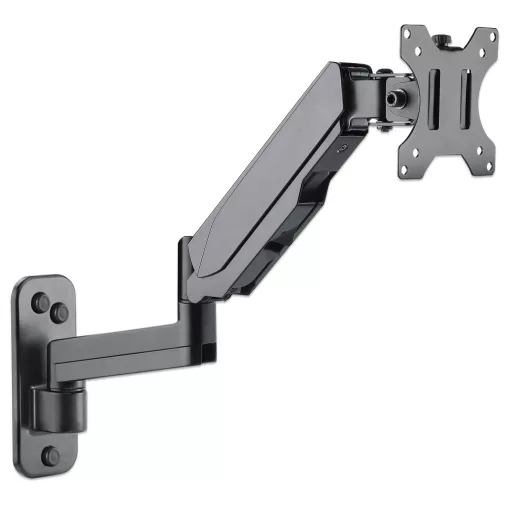 Manhattan 461610 asztali TV konzol 81,3 cm (32") Fali Fekete