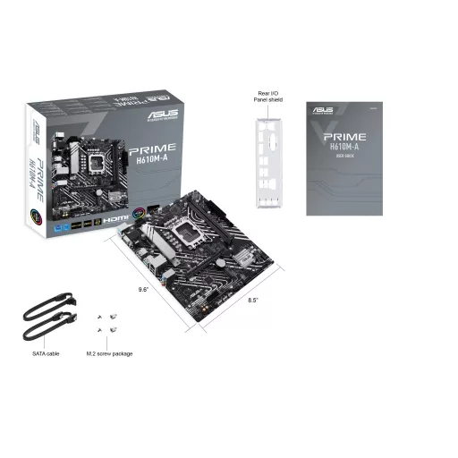 ASUS PRIME H610M-A-CSM Intel H610 LGA 1700 Micro ATX