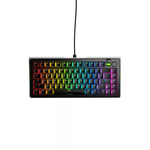Glorious Gaming GMMK 3 PRO 75% Prebuilt billentyűzet Játék USB QWERTY Amerikai angol Fekete