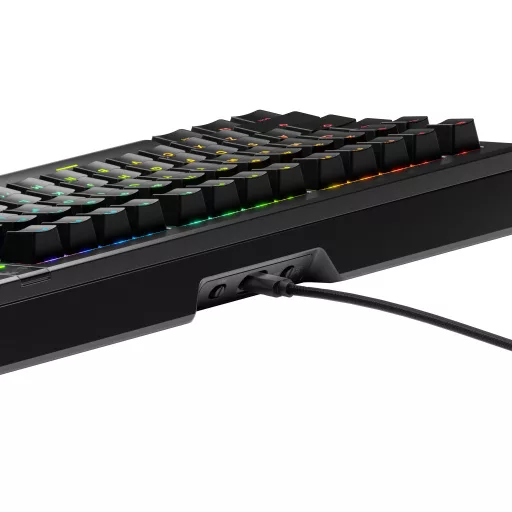 Glorious Gaming GMMK 3 PRO 75% Prebuilt billentyűzet Játék USB QWERTY Amerikai angol Fekete