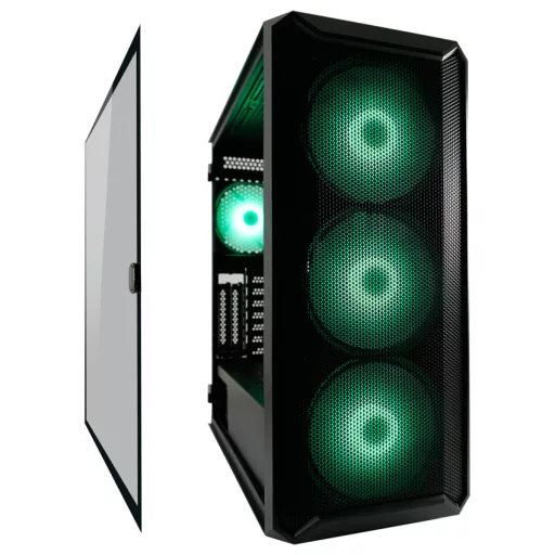 LC-Power Gaming 804B Midi Tower Fekete