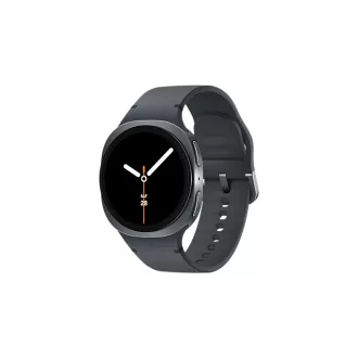   Samsung Galaxy Watch 8 3,3 cm (1.3") AMOLED 40 mm Digitális 438 x 438 pixelek Érintőképernyő 4G Grafit Wi-Fi GPS (műhold)