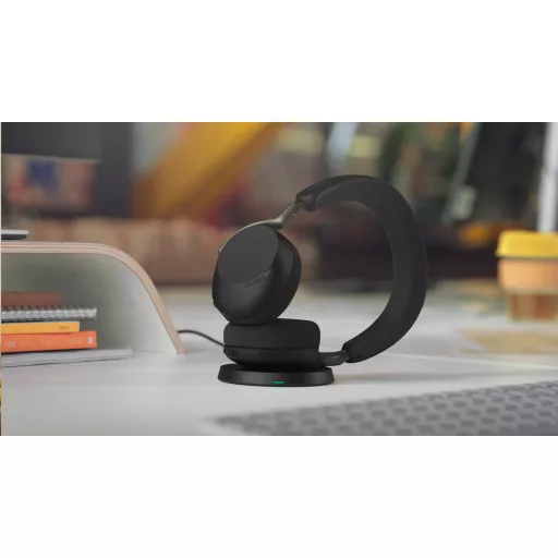 Jabra Evolve3 75 Headset Vezeték nélküli Fejpánt Hívás/zene USB A típus Bluetooth Fekete