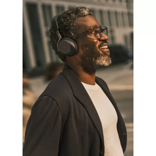 Jabra Evolve3 75 Headset Vezeték nélküli Fejpánt Hívás/zene USB A típus Bluetooth Fekete