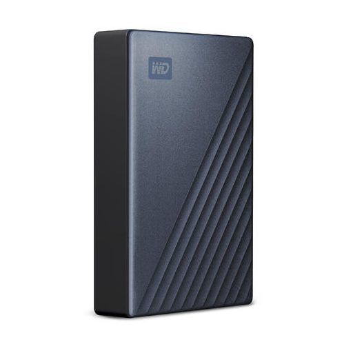 Western Digital WDBFTM0040BBL-WESN külső merevlemez 4 TB USB C-típus 3.2 Gen 1 (3.1 Gen 1) Fekete, Kék