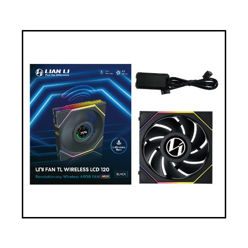 Lian Li Uni Fan TL 12 cm Fekete 1 db