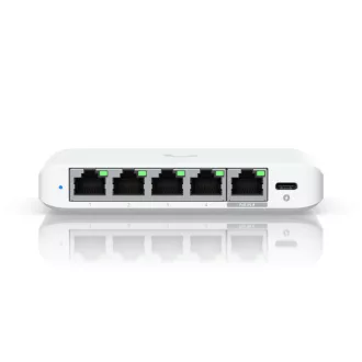   Ubiquiti UniFi Flex Mini 2.5G Vezérelt 2.5G Ethernet (100/1000/2500) Ethernet-áramellátás (PoE) támogatása Asztali Fehér