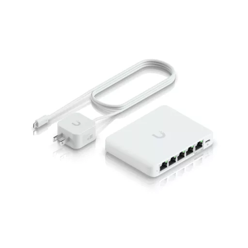 Ubiquiti UniFi Flex Mini 2.5G Vezérelt 2.5G Ethernet (100/1000/2500) Ethernet-áramellátás (PoE) támogatása Asztali Fehér
