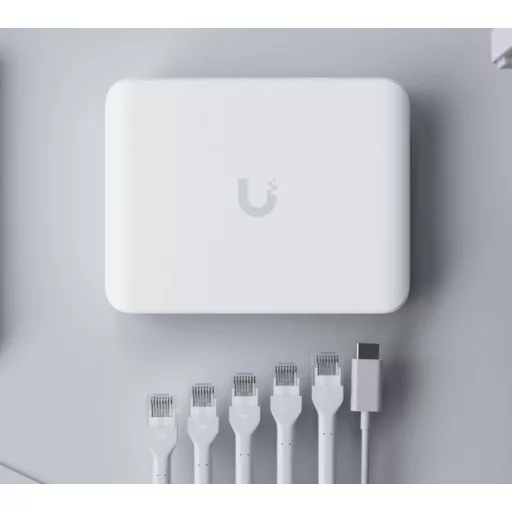 Ubiquiti UniFi Flex Mini 2.5G Vezérelt 2.5G Ethernet (100/1000/2500) Ethernet-áramellátás (PoE) támogatása Asztali Fehér