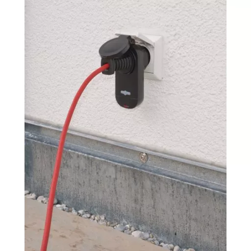 Brennenstuhl 1507030 csatlakozóaljzat Fekete
