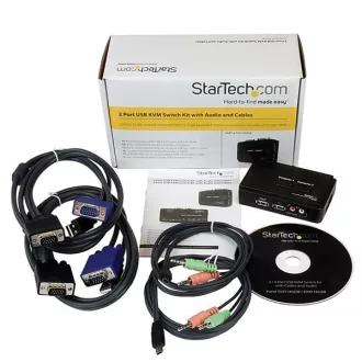 StarTech.com SV211KUSB KVM kapcsoló Fekete
