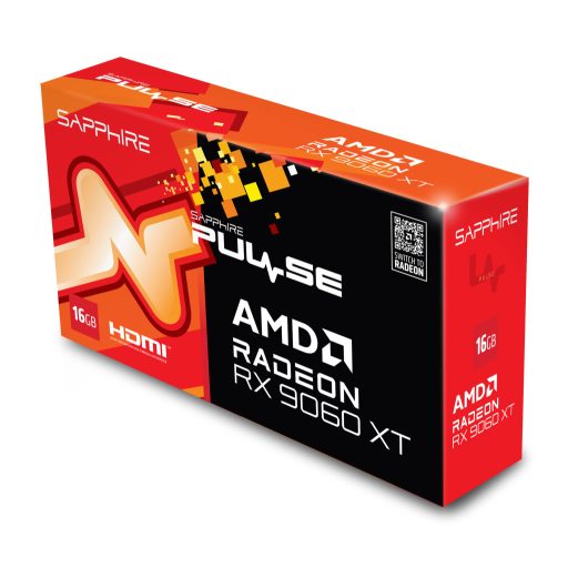 Sapphire PULSE AMD Radeon RX 9060 XT 16GB GPU GDDR6
