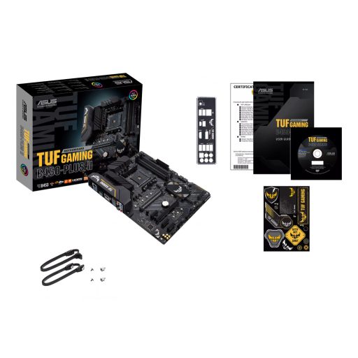 ASUS TUF GAMING B450-PLUS II AMD B450 AM4 foglalat ATX