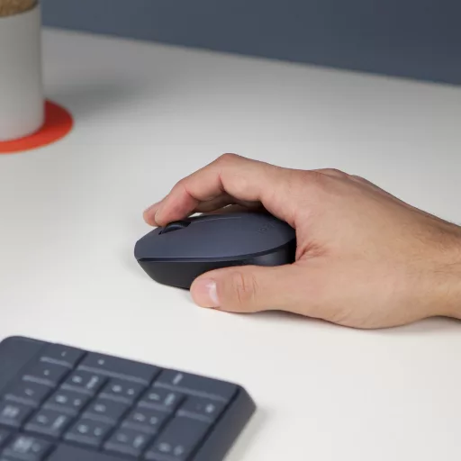 Logitech M170 Grey-K egér Irodai Kétkezes Vezeték nélküli RF Optikai 1000 DPI