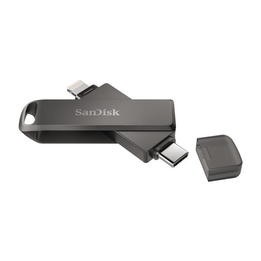 SanDisk iXpand USB flash meghajtó 256 GB USB Type-C / Lightning 3.2 Gen 1 (3.1 Gen 1) Fekete