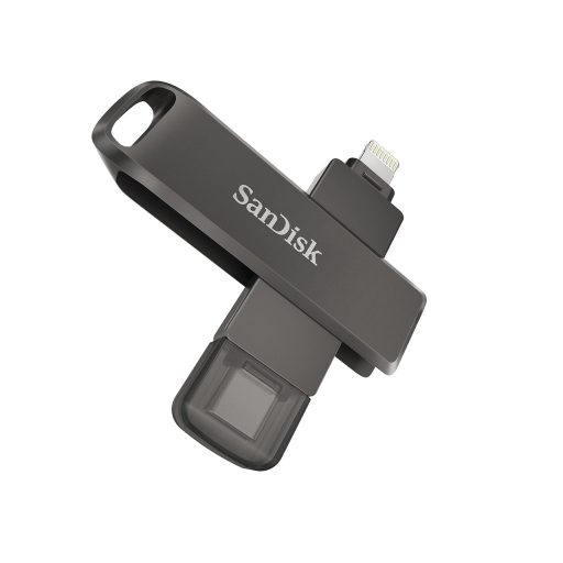 SanDisk iXpand USB flash meghajtó 256 GB USB Type-C / Lightning 3.2 Gen 1 (3.1 Gen 1) Fekete