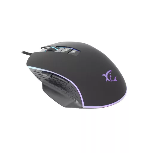 White Shark GARETH Black egér Játék Kétkezes USB A típus Optikai 6400 DPI