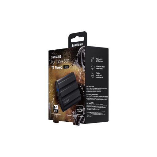 Samsung MU-PE4T0S 4 TB USB C-típus 3.2 Gen 2 (3.1 Gen 2) Fekete