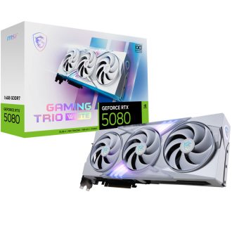   MSI GAMING GEFORCE RTX 5080 16G TRIO OC WHITE NVIDIA 16 GB GDDR7