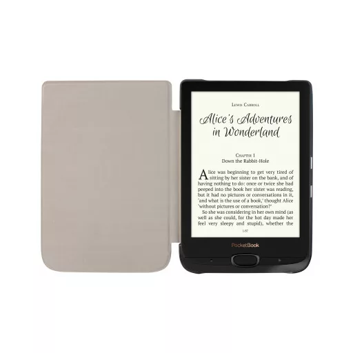 PocketBook WPUC-616-S-BK e-könyv olvasó tok 15,2 cm (6") Oldalra nyíló Fekete