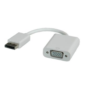 ROLINE DisplayPort-VGA Adapter, M/F VGA (D-Sub) Fehér