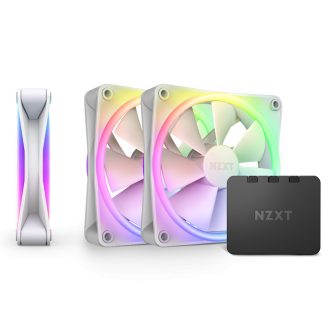 NZXT F120 RGB DUO Triple Pack 12 cm Fehér 3 db