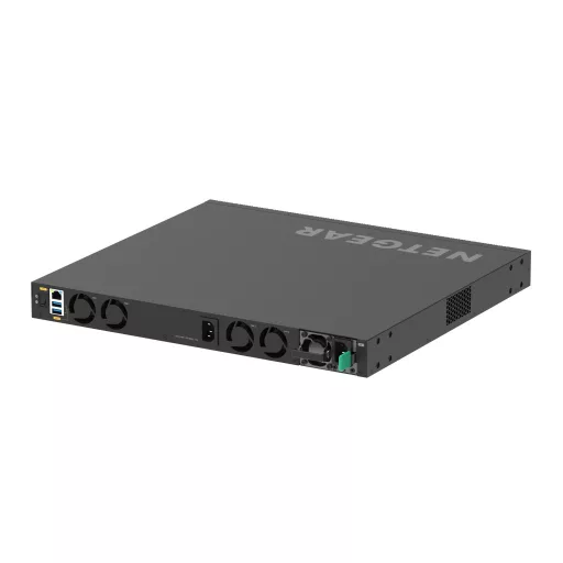 NETGEAR M4350-24X4V Vezérelt L3 10G Ethernet (100/1000/10000) Ethernet-áramellátás (PoE) támogatása 1U Fekete