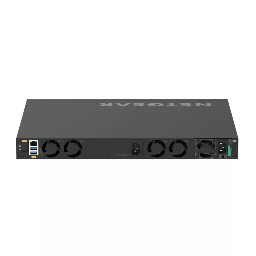 NETGEAR M4350-24X4V Vezérelt L3 10G Ethernet (100/1000/10000) Ethernet-áramellátás (PoE) támogatása 1U Fekete