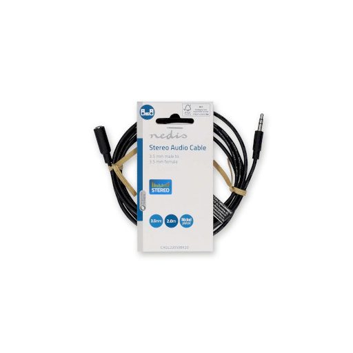 Nedis CAGL22050BK30 audio kábel 3 M 3.5mm Fekete