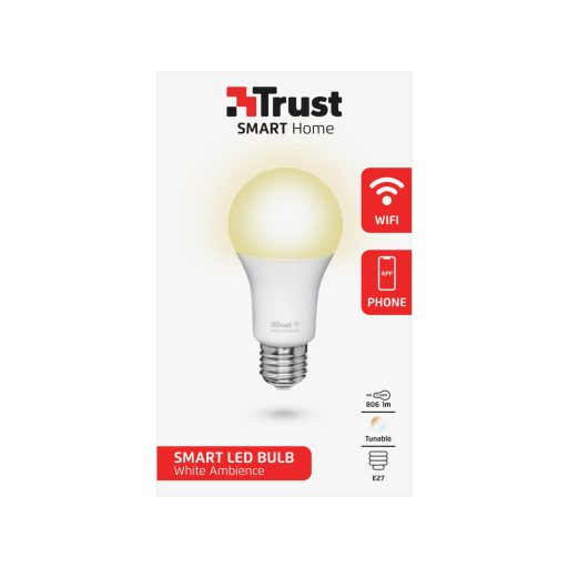 Trust 71285 intelligens fényerő szabályozás Intelligens izzó Wi-Fi
