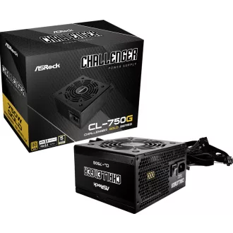 Asrock Challenger CL-750G 750 W 20+4 pin ATX ATX Fekete