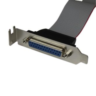   StarTech.com DB25 (F) - IDC26 DB-25 25 pin D-Sub IDC 26 pin Motherboard Header Szürke