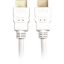Sharkoon 1m, 2xHDMI HDMI kábel HDMI A-típus (Standard) Fehér
