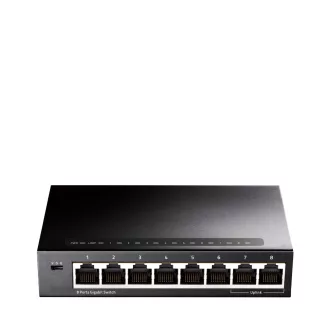   Cudy GS108 hálózati kapcsoló Gigabit Ethernet (10/100/1000) Fekete