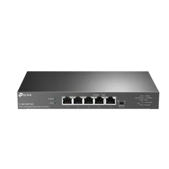   TP-Link TL-SG105PP-M2 hálózati kapcsoló Beállítást nem igénylő (unmanaged) Gigabit Ethernet (10/100/1000) Ethernet-áramellátás (PoE) támogatása Fekete