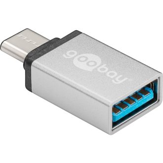 Goobay 56620 csatlakozó átlakító USB C USB A Ezüst