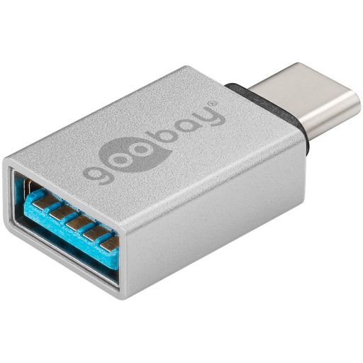 Goobay 56620 csatlakozó átlakító USB C USB A Ezüst