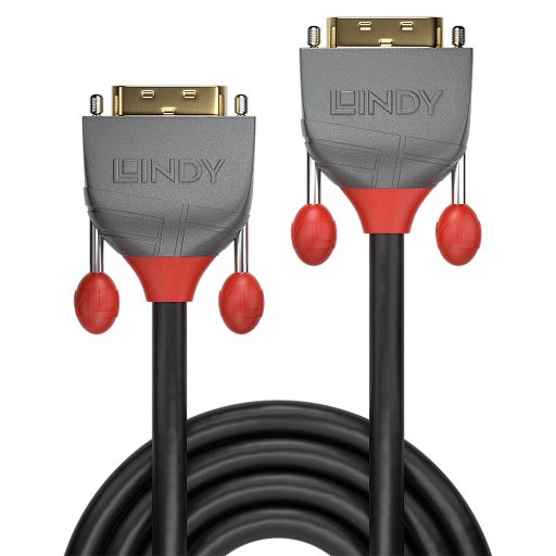 Lindy 36226 DVI kábel 10 M DVI-D Fekete
