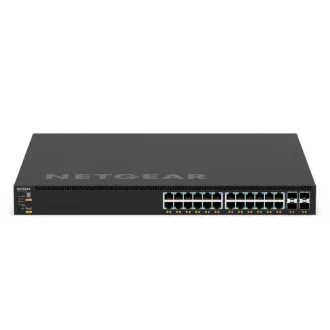   NETGEAR GSM4328-100AJS Vezérelt L3 Gigabit Ethernet (10/100/1000) Ethernet-áramellátás (PoE) támogatása 1U Fekete