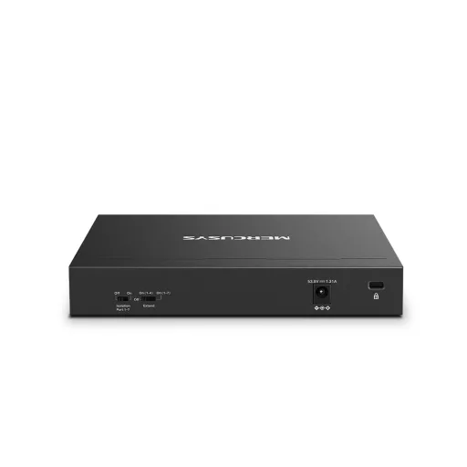 Mercusys MS108GP hálózati kapcsoló Vezérelt Gigabit Ethernet (10/100/1000) Ethernet-áramellátás (PoE) támogatása Fekete
