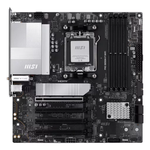 MSI PRO B850M-P WIFI AMD B850 Socket AM5 Micro ATX