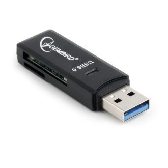 Gembird UHB-CR3-01 kártyaolvasó USB Fekete