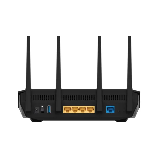ASUS RT-AX5400 vezetéknélküli router Gigabit Ethernet Kétsávos (2,4 GHz / 5 GHz) Fekete