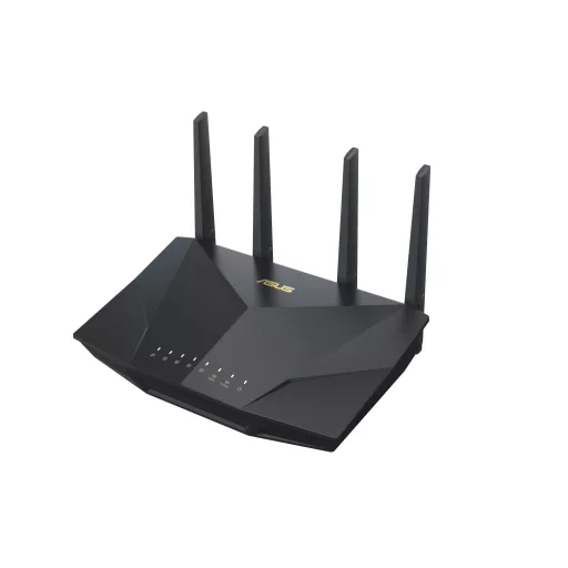 ASUS RT-AX5400 vezetéknélküli router Gigabit Ethernet Kétsávos (2,4 GHz / 5 GHz) Fekete