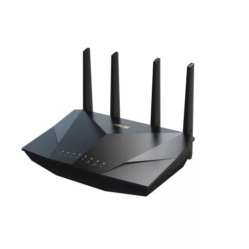 ASUS RT-AX5400 vezetéknélküli router Gigabit Ethernet Kétsávos (2,4 GHz / 5 GHz) Fekete