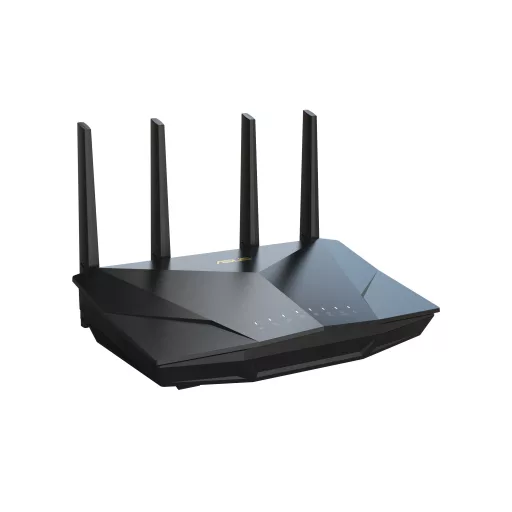 ASUS RT-AX5400 vezetéknélküli router Gigabit Ethernet Kétsávos (2,4 GHz / 5 GHz) Fekete