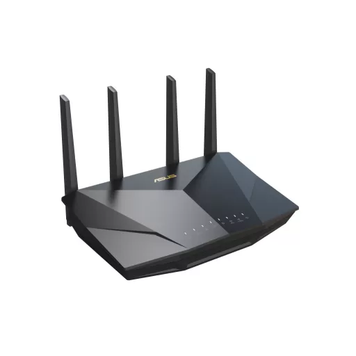 ASUS RT-AX5400 vezetéknélküli router Gigabit Ethernet Kétsávos (2,4 GHz / 5 GHz) Fekete